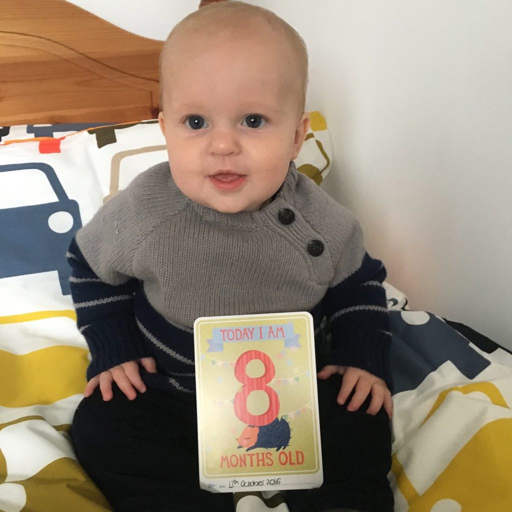 My baby boy: you’re 8 months old
